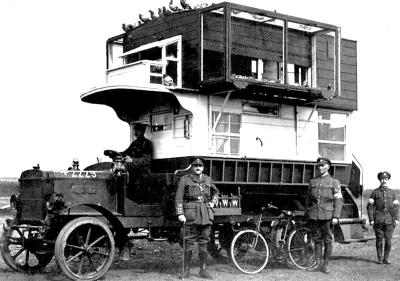 World War 1, London B2 Bus,Pigeion Loft, 1917