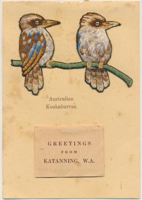 Embrodered Kookaburra Calendar