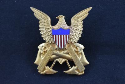 United States Army Transport Service Officers Hat Badge