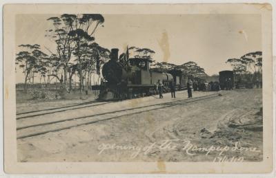 Opening of Nyabing Railway Line