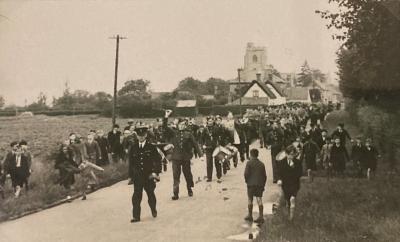 Photograph of a Wings for Victory Week procession - 1