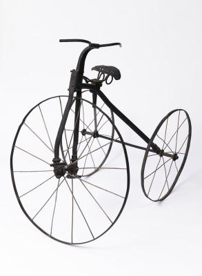 Dark coloured iron bike