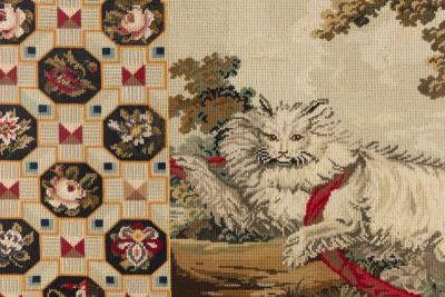 Tapestry of a cat