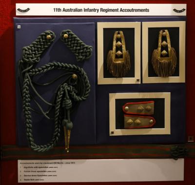 Pre 1914, MORRIS, 11 Australian Infantry Regiment Accoutrements. 1903 - 1911