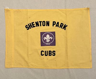 FLAG: SHENTON PARK SCOUTS GROUP, YELLOW 'CUBS' FLAG