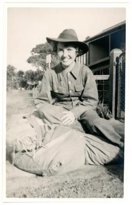 Black & White Photograph of Agnes Mary NOACK at Princess Royal Fortress, Albany