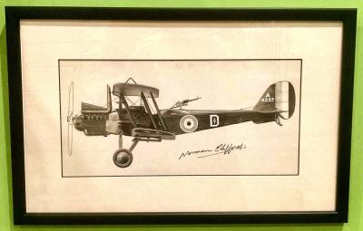 Norman Clifford profile drawing - Royal Aircraft Factory R.E.8, A4397 "Sylvia"