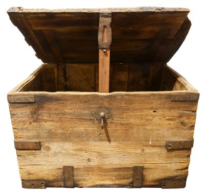 Pre-1914, Cannonball Storage Chest. 1870