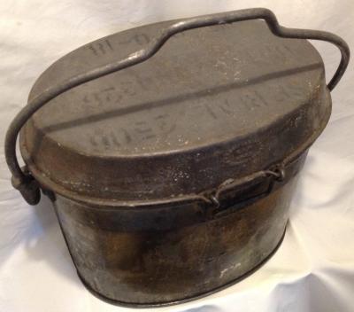 World War 1, 3 Gallon Dixie or Cook Pot