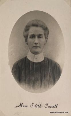 Edith Cavell portrait postcard