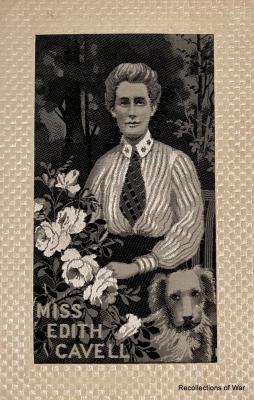 Edith Cavell silk postcard 1