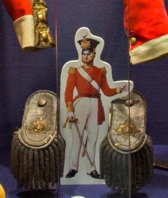 Pre 1914, Epaulettes, 63rd Regiment of Foot, 1829