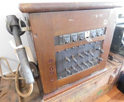 Manual Rural Telephone Exchange / Switchboard, 1930s