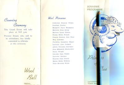 Wool Princess Souvenir Programme