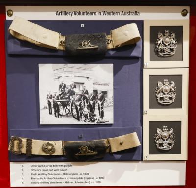 Pre 1914, Volunteer Artillery Cross Belts and Helmet Plates