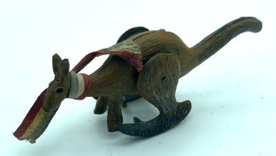 WWI patriotic metal hopping kangaroo