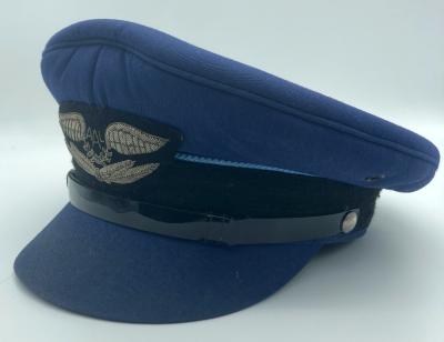 Australian Air League peaked cap with silver bullion badge