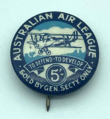 Australian Air League fundraising badge - larger size