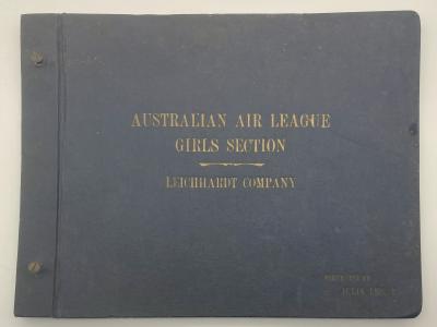 Australian Air League Girls Section photo album cover