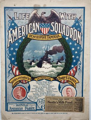 'Great White Fleet' sheet music - 'Life with American Squadron'