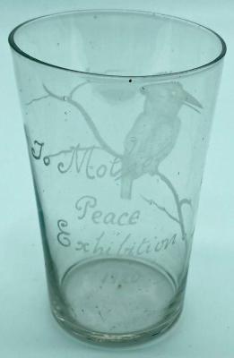 Souvenir glass from the Adelaide Peace Exhibition, 1920