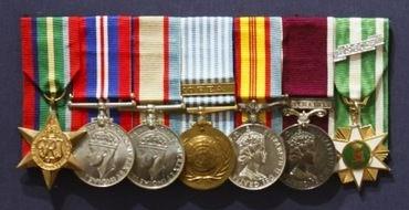 Medal Group - World War 2, Korea, Vietnam, HUTCHINSON