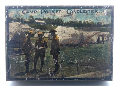 'A Soldier's friend' - Camp Pocket Candlestick