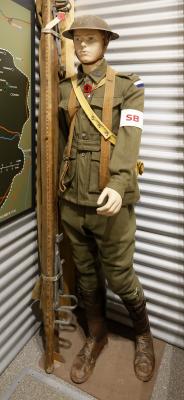 Mannequin Display - Stretcher Bearer, Western Front, 1916