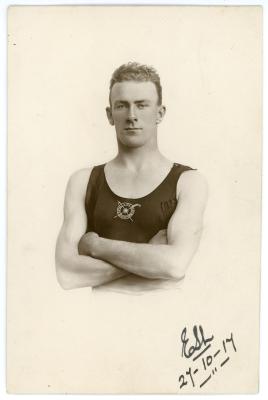 Black and White Photographic Postcard of Ernest Stirling LONEY