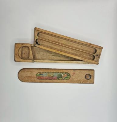 Wooden pencil case