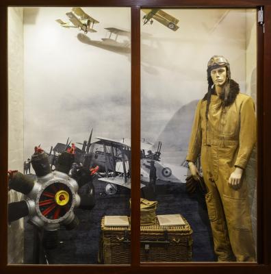 World War 1, Mannequin Display, SIDCOT Pattern Flying Suit