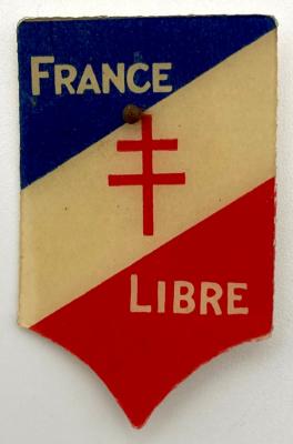 'Free French' fundraising pin