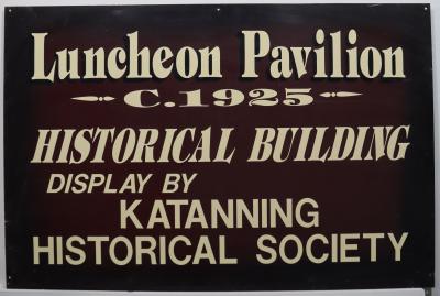 Luncheon Pavillon Sign