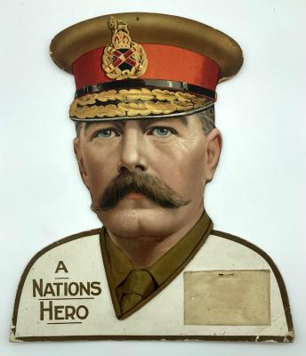 Lord Kitchener printed cardboard calendar - front view