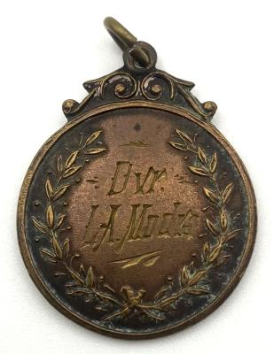 Post-WWI medallion issued to Driver L.A. Modra