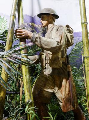 World War 2, Mannequin Diorama, Kokoda Trail, 2/16 Battalion, 1942 (2 of 3)