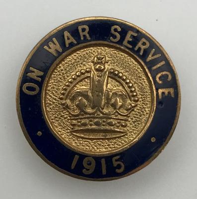 'On War Service 1915' Munition Workers badge - 5