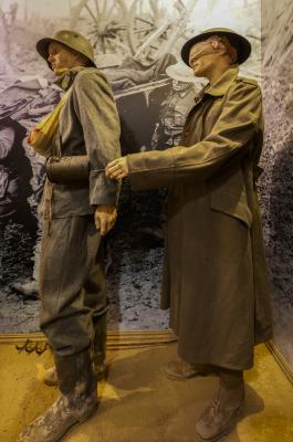 World War 1, Nurses and Wounded Diorama, France, 1918