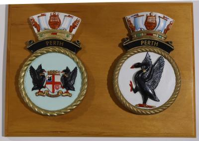 HMAS Perth (I & II) Crests.