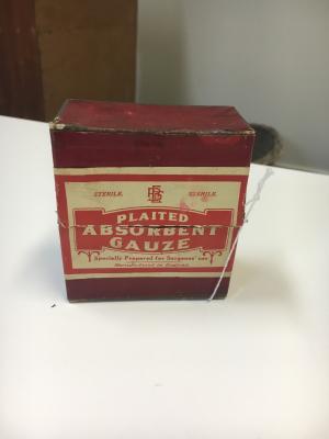 Box of absorbent gauze