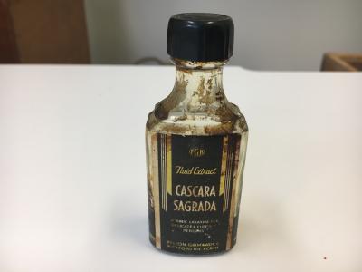 Bottle of Cascara sagrada