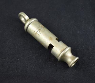 1915 Metal Whistle issued to Lt-Col. Rupert Anstice RAFFERTY