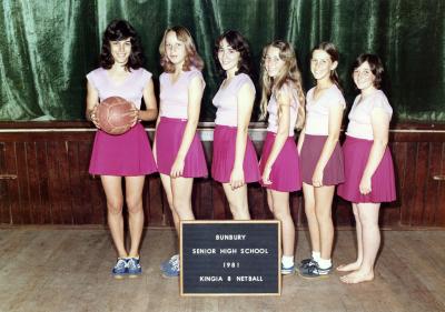 BSHS Kingia 8 Netball 1981