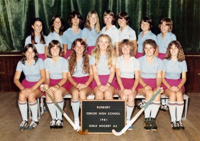 BSHS Girls Hockey A2 1981