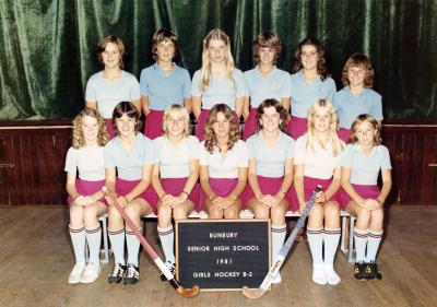 BSHS Girls Hockey B-2 1981