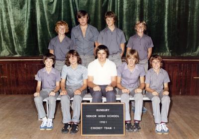 BSHS Boys Cricket 1 1981