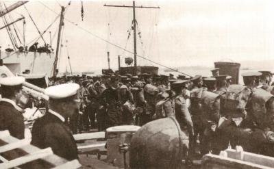 World War 1, Eastern Mediterranean, Gallipoli, HMS London, 1915