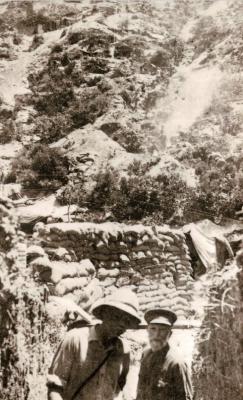 World War 1, Eastern Mediterranean, Gallipoli, Anzac, Dugouts, 1915