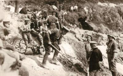 World War 1, Eastern Mediterranean, Gallipoli, Helles, 1915