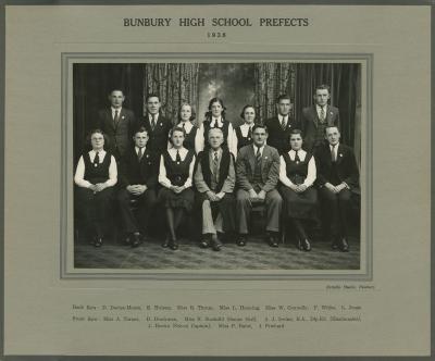 BHS Prefects 1938